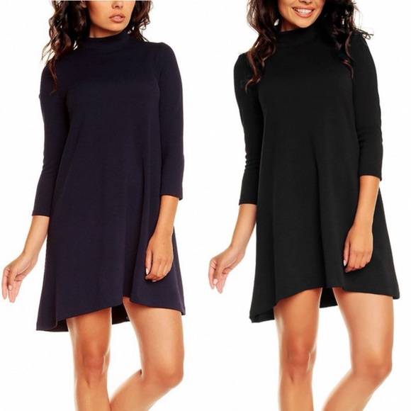 Nommo Mock Neck Swing Dress • size XS - Picture 1 of 3